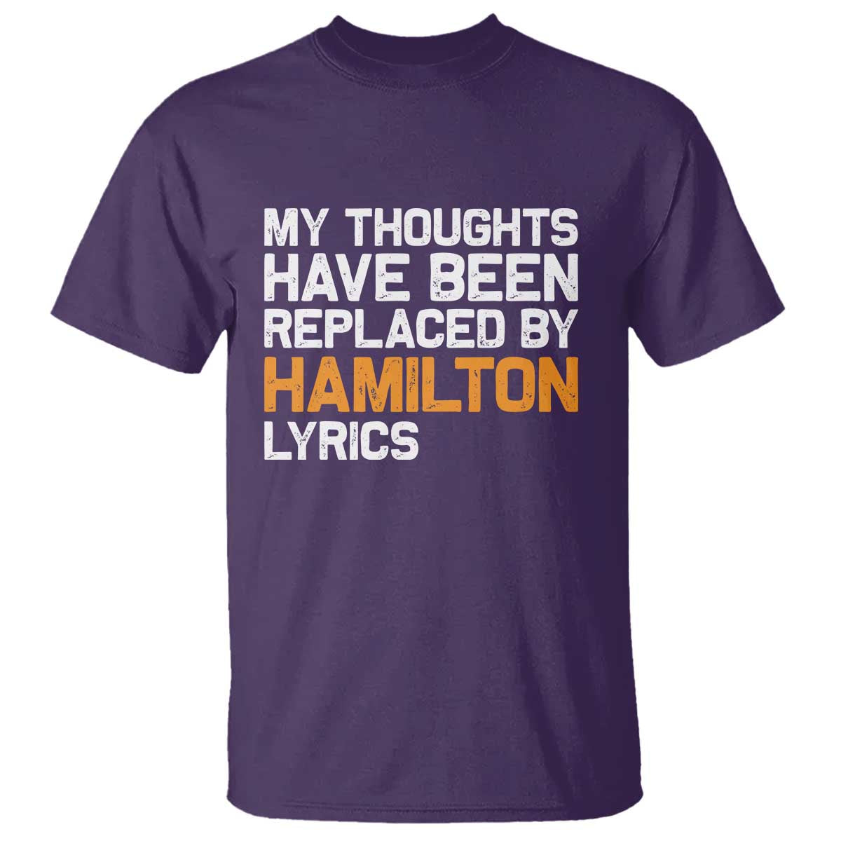 Alexander Hamilton T Shirt American Musical Gift TS10 Purple Print Your Wear