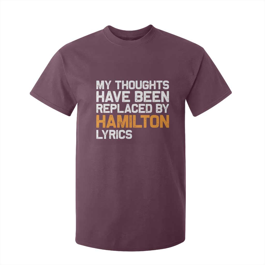 Alexander Hamilton T Shirt For Kid American Musical Gift TS10 Maroon Print Your Wear