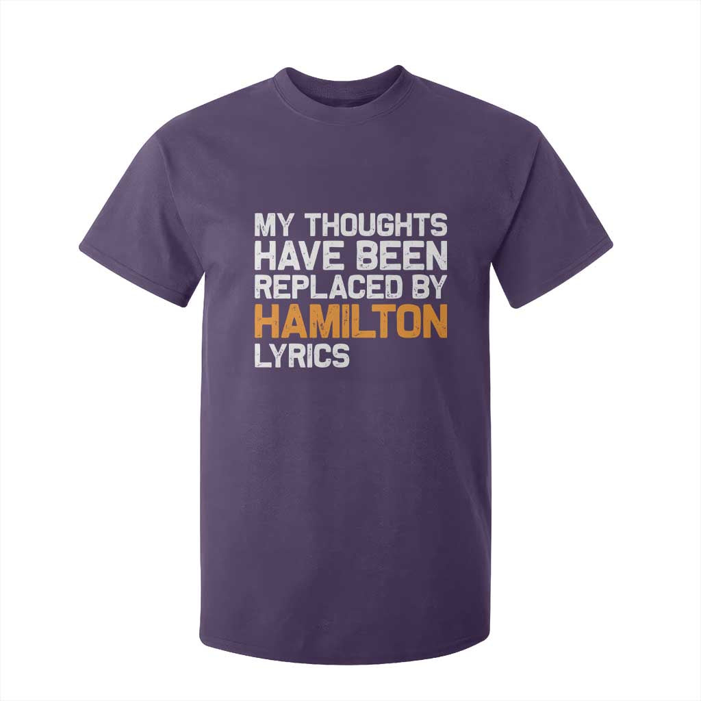 Alexander Hamilton T Shirt For Kid American Musical Gift TS10 Purple Print Your Wear