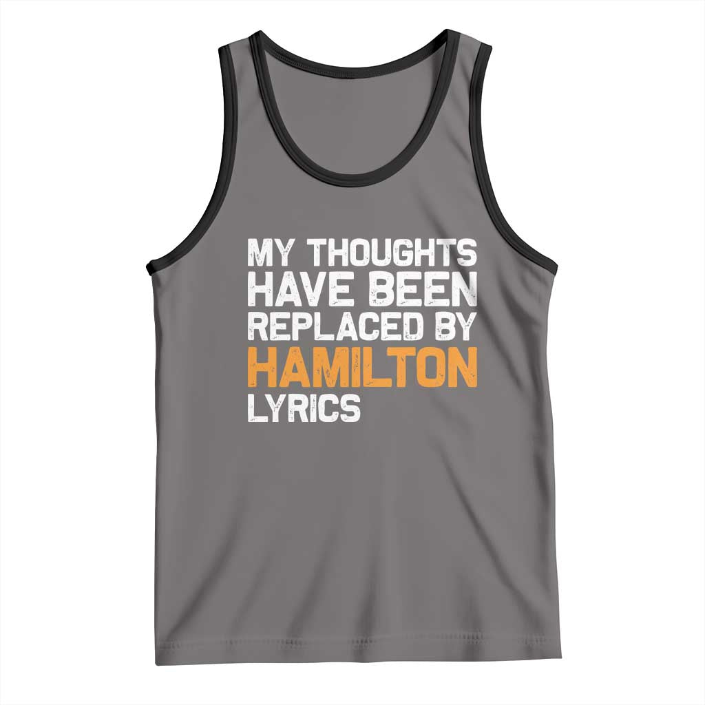 Alexander Hamilton Tank Top American Musical Gift TS10 Deep Heather Black Print Your Wear