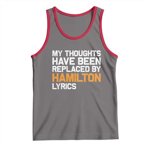 Alexander Hamilton Tank Top American Musical Gift TS10 Deep Heather Red Print Your Wear