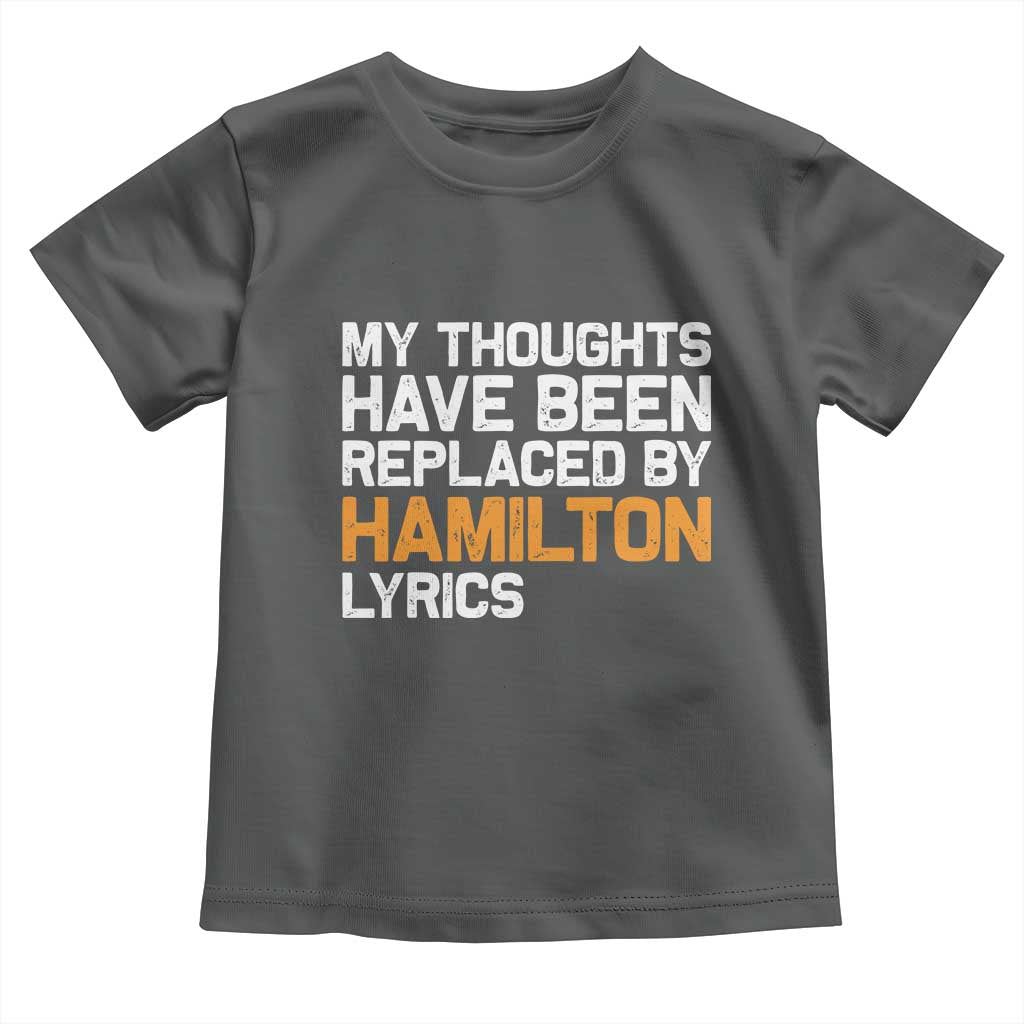 Alexander Hamilton Toddler T Shirt American Musical Gift TS10 Dark Heather Print Your Wear