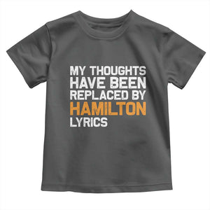 Alexander Hamilton Toddler T Shirt American Musical Gift TS10 Dark Heather Print Your Wear