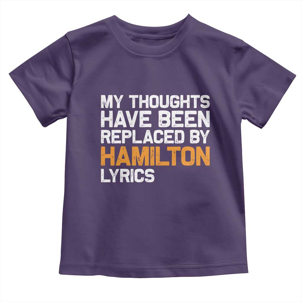 Alexander Hamilton Toddler T Shirt American Musical Gift TS10 Purple Print Your Wear