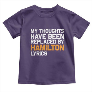 Alexander Hamilton Toddler T Shirt American Musical Gift TS10 Purple Print Your Wear