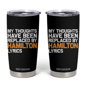 Alexander Hamilton Tumbler Cup American Musical Gift TS10 Black Print Your Wear