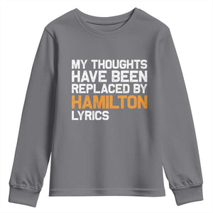 Alexander Hamilton Youth Sweatshirt American Musical Gift TS10 Charcoal Print Your Wear