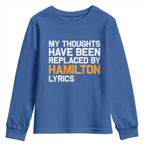 Alexander Hamilton Youth Sweatshirt American Musical Gift TS10 Royal Blue Print Your Wear