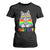 Ally Cat with Pride Cape T Shirt For Women Rainbow LGBTQ+ Support TS02 Black Print Your Wear
