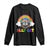 Ally Street Cat Rainbow Raccoon Long Sleeve Shirt Funny LGBTQ+ Pride Support TS02 Black Print Your Wear