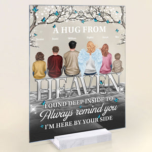 Personalized Always Here By Your Side Acrylic Plaque Memorial Gift, Sympathy Gift CTM Custom - Printyourwear