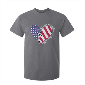 America God Shed His Grace on Thee 4th of July T Shirt For Kid Patriotic American Flag Cross TS10 Charcoal Print Your Wear
