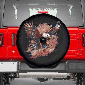 American Bald Eagle Spare Tire Cover Proud Patriotic US Pride 4th Of July TS02 Black Print Your Wear