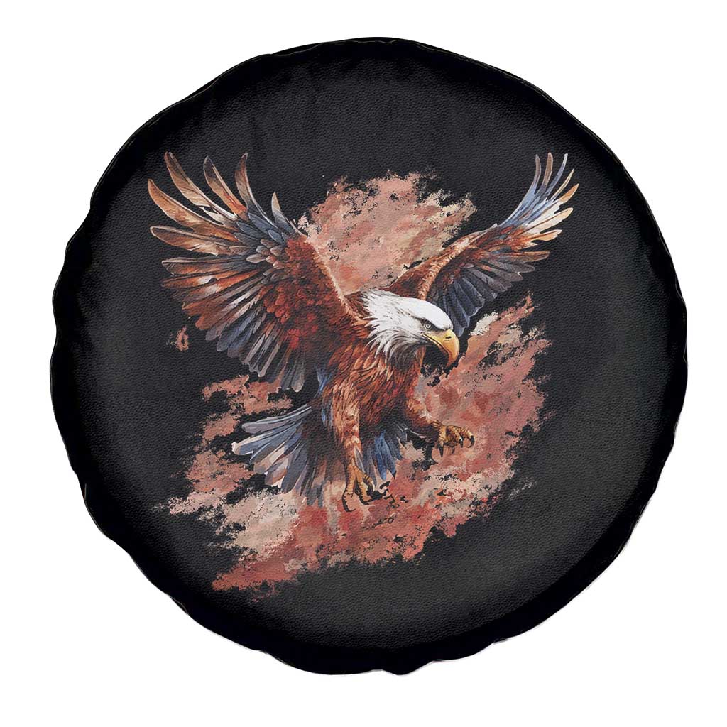 American Bald Eagle Spare Tire Cover Proud Patriotic US Pride 4th Of July TS02 Print Your Wear