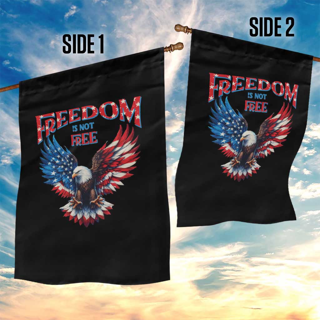 American Flag Bald Eagle Garden Flag Patriotic Eagle 4th of July Freedom Is Not Free TS10 Print Your Wear