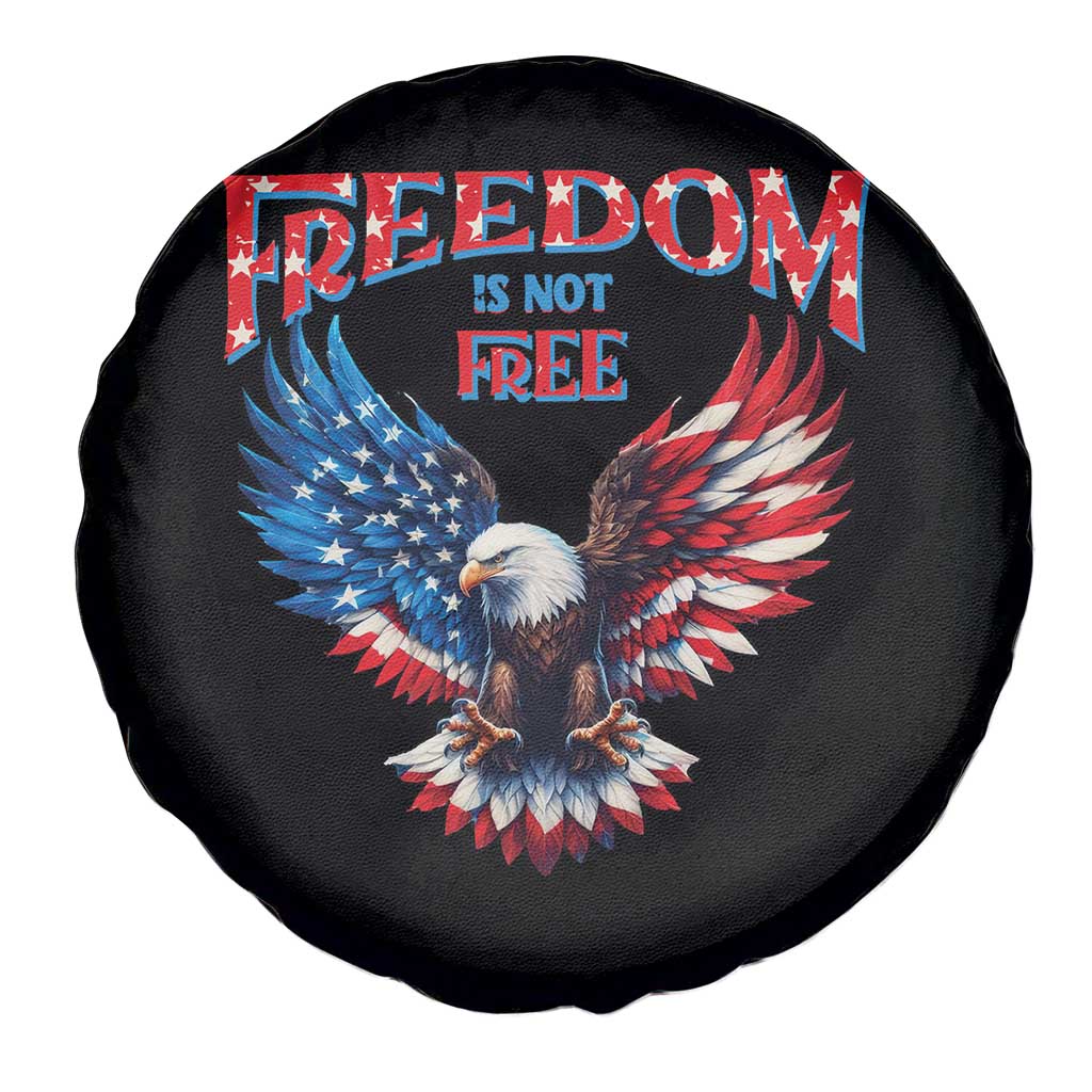 American Flag Bald Eagle Spare Tire Cover Patriotic Eagle 4th of July Freedom Is Not Free TS10 Print Your Wear