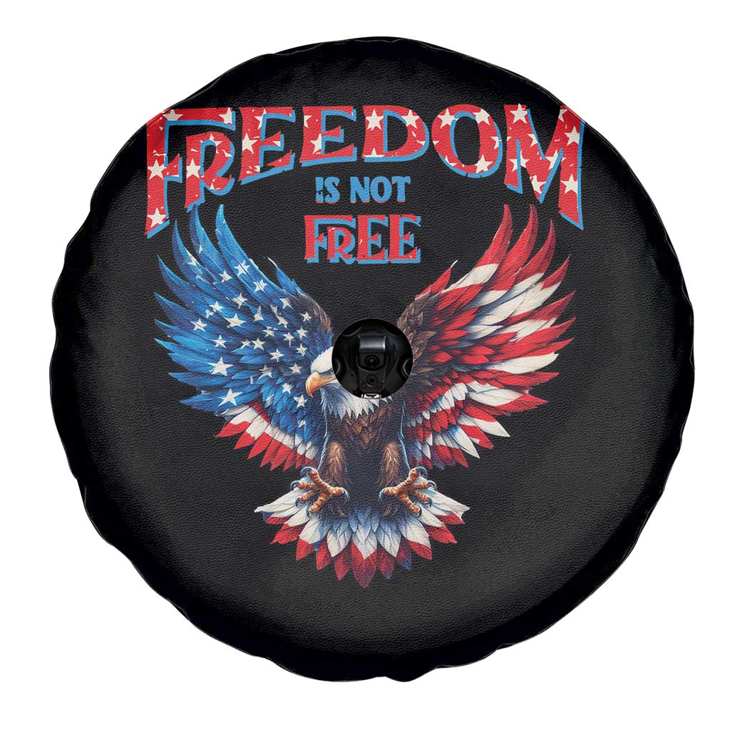 American Flag Bald Eagle Spare Tire Cover Patriotic Eagle 4th of July Freedom Is Not Free TS10 Print Your Wear