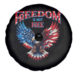 American Flag Bald Eagle Spare Tire Cover Patriotic Eagle 4th of July Freedom Is Not Free TS10 Print Your Wear