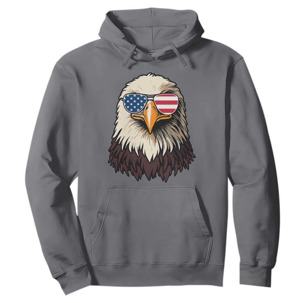 American Flag Patriotic Eagle Hoodie 4th of July TS10 Charcoal Print Your Wear