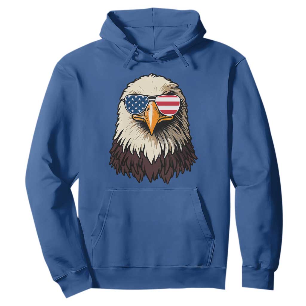 American Flag Patriotic Eagle Hoodie 4th of July TS10 Royal Blue Print Your Wear