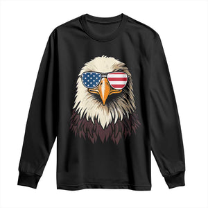 American Flag Patriotic Eagle Long Sleeve Shirt 4th of July TS10 Black Print Your Wear