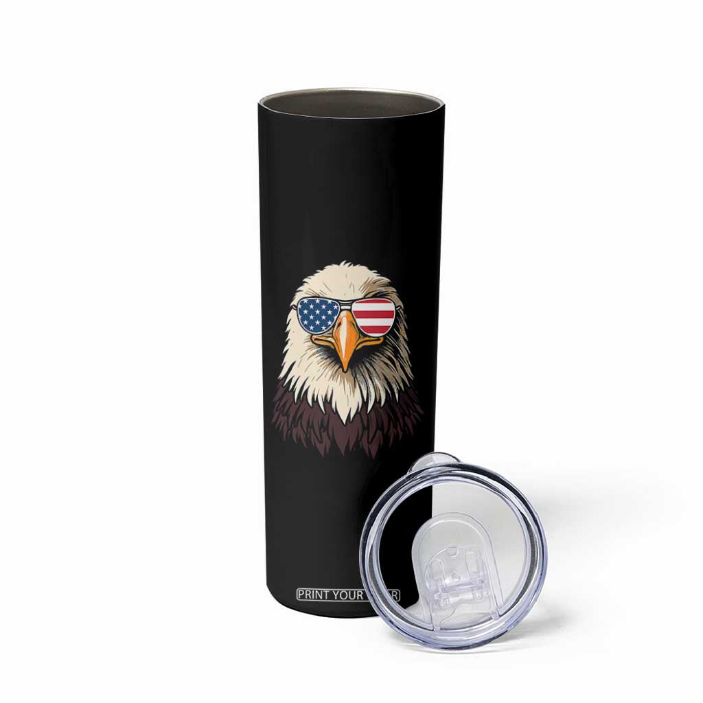 American Flag Patriotic Eagle Skinny Tumbler 4th of July TS10 Print Your Wear