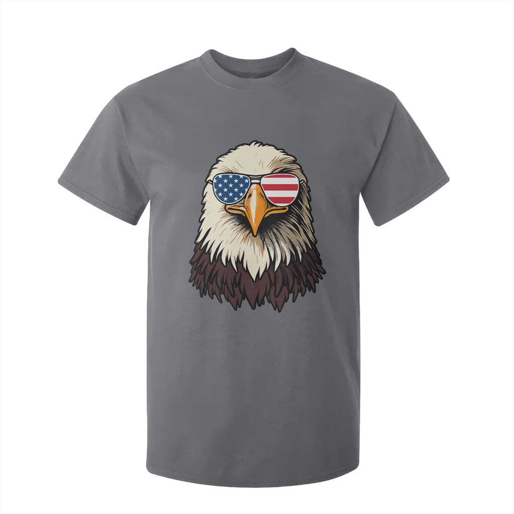 American Flag Patriotic Eagle T Shirt For Kid 4th of July TS10 Charcoal Print Your Wear