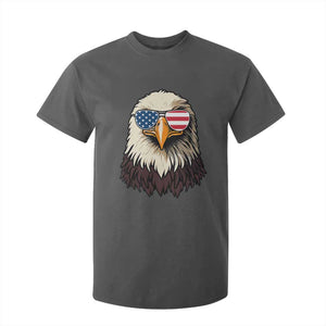 American Flag Patriotic Eagle T Shirt For Kid 4th of July TS10 Dark Heather Print Your Wear