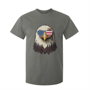 American Flag Patriotic Eagle T Shirt For Kid 4th of July TS10 Military Green Print Your Wear