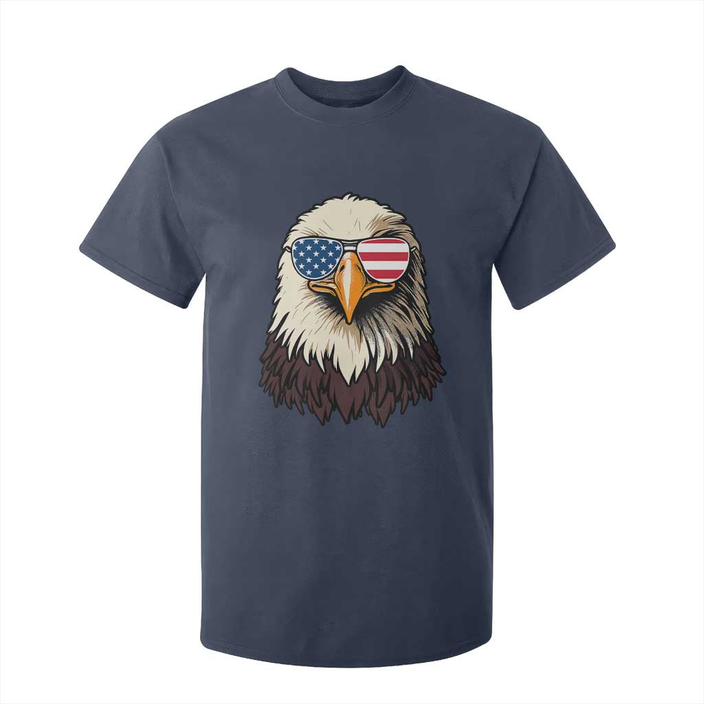 American Flag Patriotic Eagle T Shirt For Kid 4th of July TS10 Navy Print Your Wear