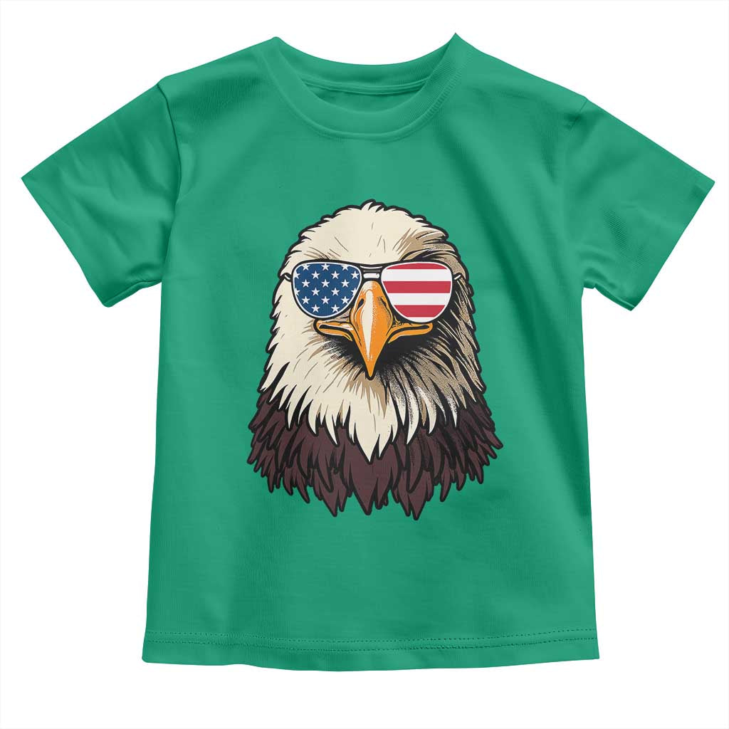 American Flag Patriotic Eagle Toddler T Shirt 4th of July TS10 Irish Green Print Your Wear