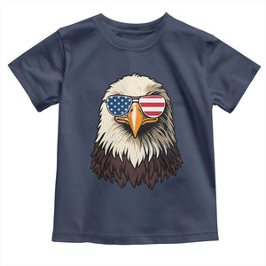 American Flag Patriotic Eagle Toddler T Shirt 4th of July TS10 Navy Print Your Wear