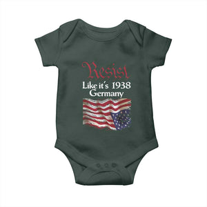 American Flag Resist Baby Onesie Like It's 1938 Germany TS02 Print Your Wear