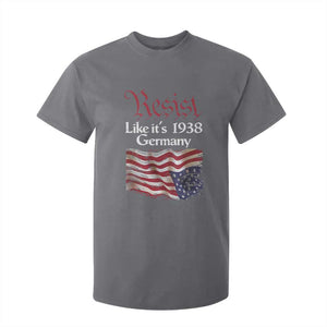 American Flag Resist T Shirt For Kid Like It's 1938 Germany TS02 Charcoal Print Your Wear