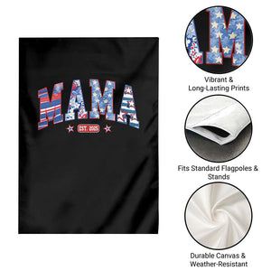 American Mama Est 2025 Garden Flag 4th of July Pregnancy Reveal TS10 Print Your Wear