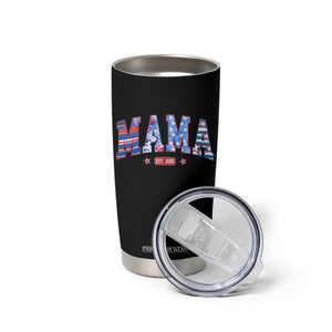 American Mama Est 2025 Tumbler Cup 4th of July Pregnancy Reveal TS10 Print Your Wear