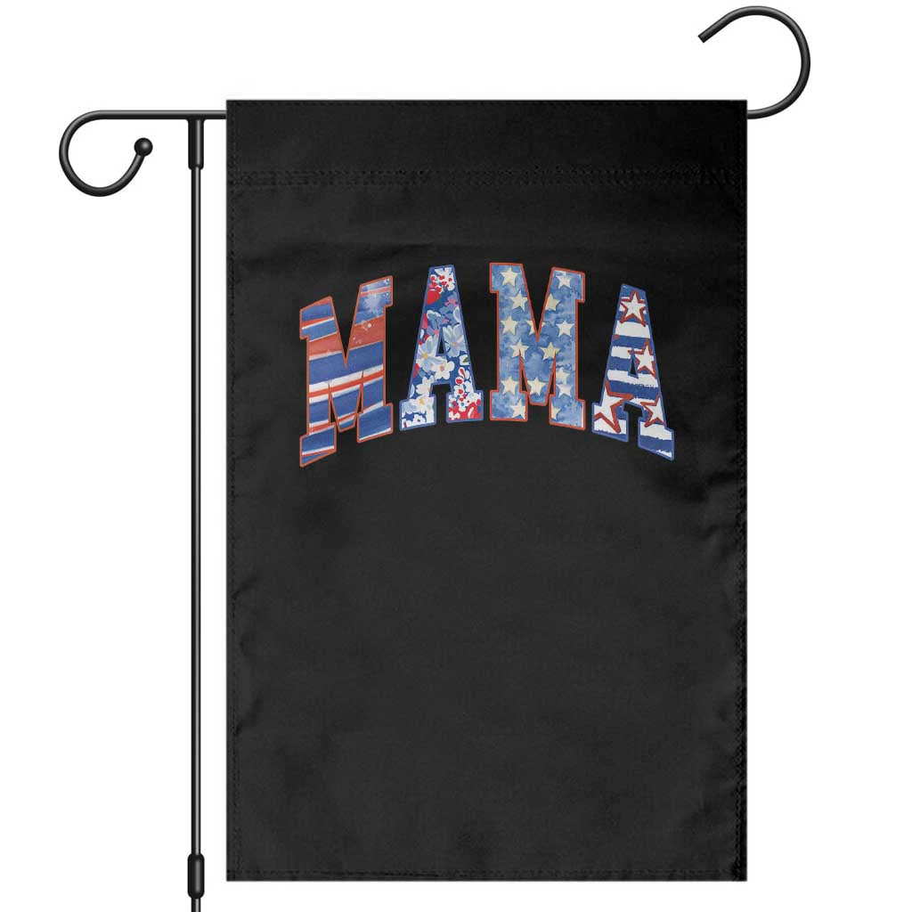 American Mama Garden Flag 4th of July TS10 Black Print Your Wear