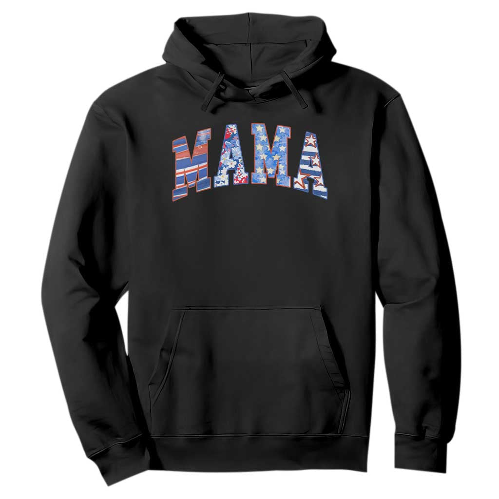 American Mama Hoodie 4th of July TS10 Black Print Your Wear