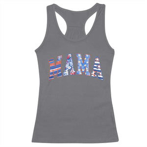American Mama Racerback Tank Top 4th of July TS10 Charcoal Print Your Wear