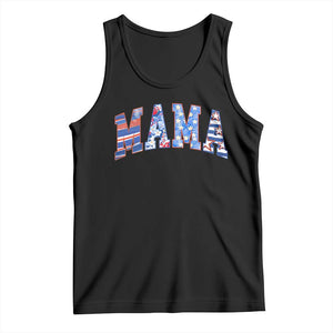 American Mama Tank Top 4th of July TS10 Black Print Your Wear