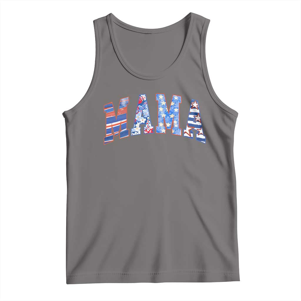 American Mama Tank Top 4th of July TS10 Deep Heather Print Your Wear