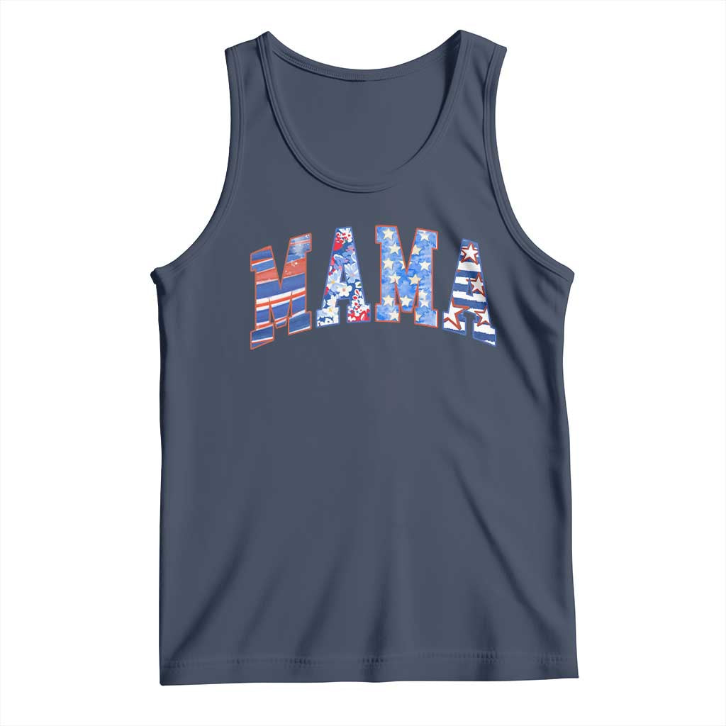 American Mama Tank Top 4th of July TS10 Navy Print Your Wear