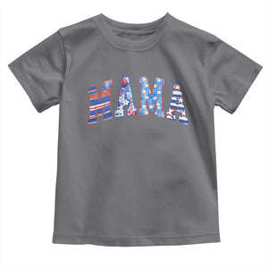 American Mama Toddler T Shirt 4th of July TS10 Charcoal Print Your Wear