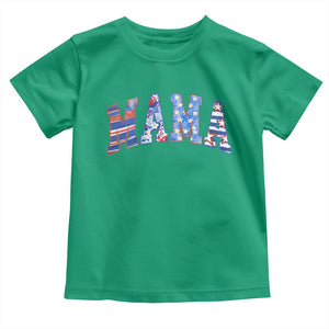 American Mama Toddler T Shirt 4th of July TS10 Irish Green Print Your Wear