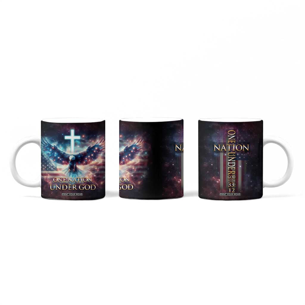 American Patriot Christian Coffee Mug One Nation Under God TB09 Print Your Wear