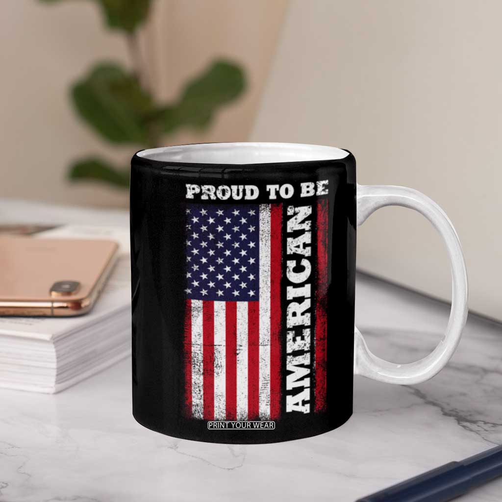 American Patriot Coffee Mug US Citizen Est 2025 Proud To Be American TB09 Print Your Wear