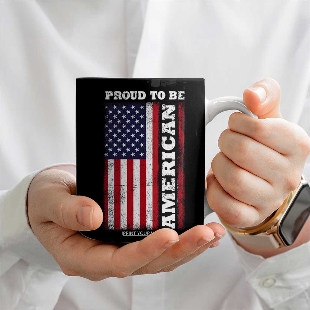 American Patriot Coffee Mug US Citizen Est 2025 Proud To Be American TB09 Print Your Wear