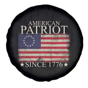 American Patriot Since 1776 Betsy Ross Flag Spare Tire Cover TS02 Print Your Wear