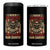 American Veteran 4 in 1 Can Cooler Tumbler Never Underestimate An Old Man Who Defended Your Country TS02 One Size: 16 oz Black Print Your Wear