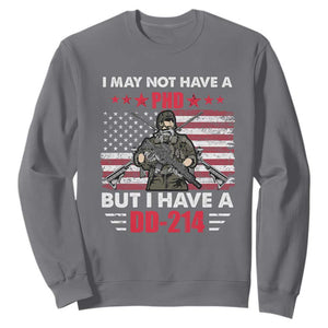American Veteran Sweatshirt I May Not Have A PhD But Have A DD-214 US Bald Eagle TS02 Charcoal Print Your Wear